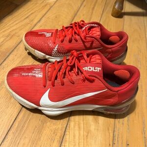 Nike Red Baseball Cleats